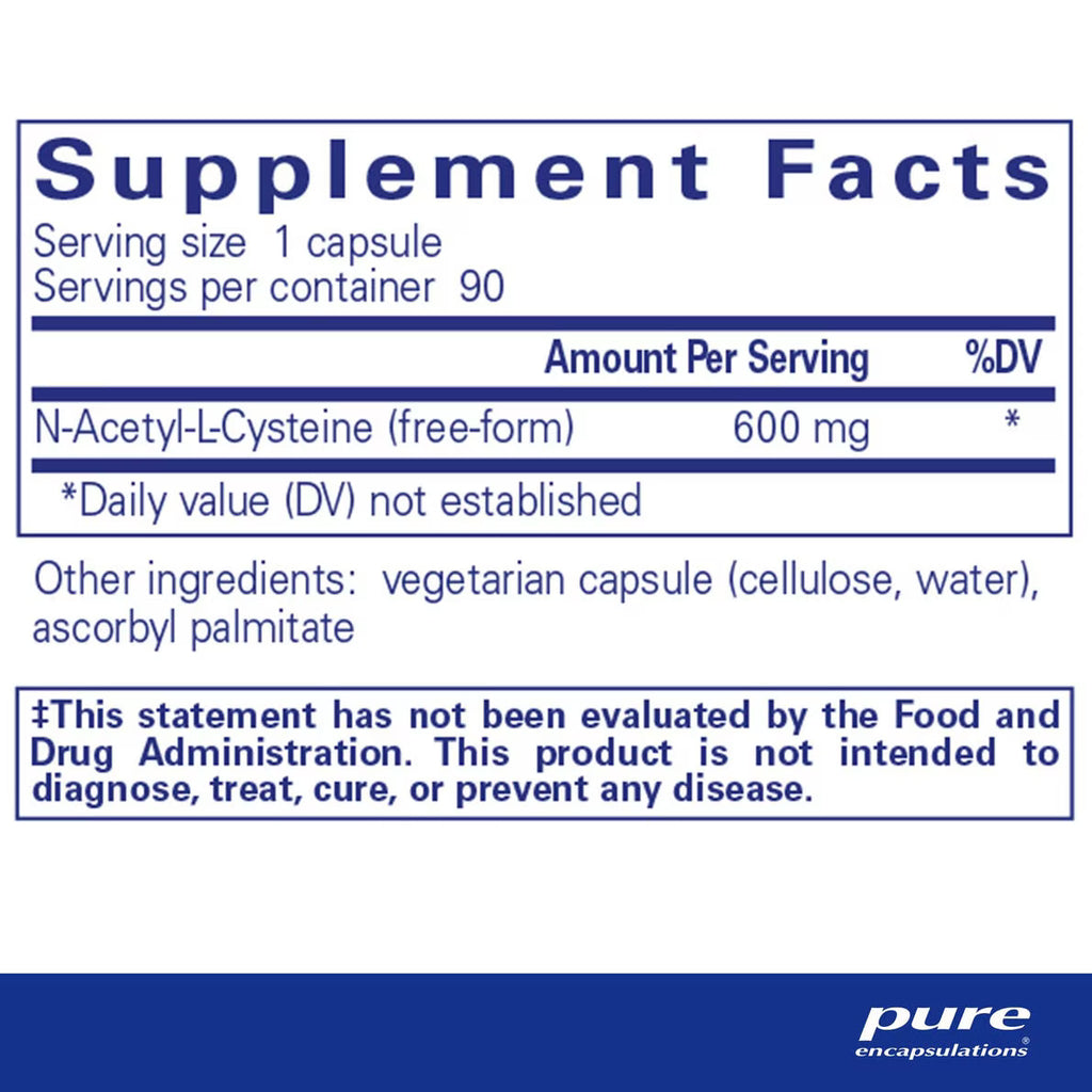 NAC (n-acetyl-l-cysteine) 600 mg